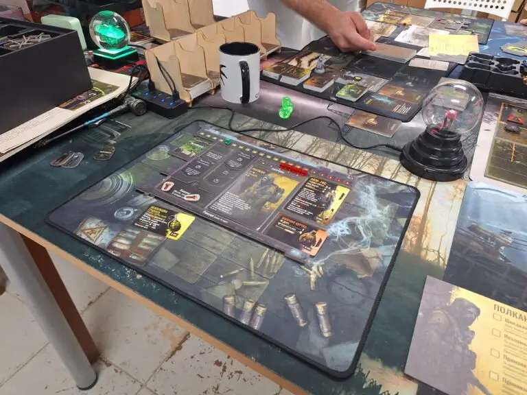 Фінальний етап партії в STALKER The Board Game у клубі настільних ігор Варшава